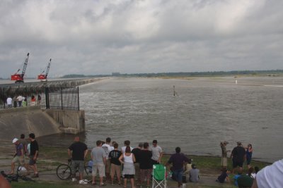 Opening Day of the Bonnet Carre' Spillway 2011