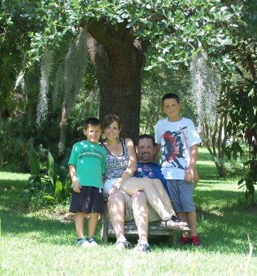 Kim Fourroux Lott (Gay's daughter) with husband Toby and Jacob and Jonathan