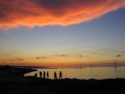 Sunset  On Lake Pontchartrain