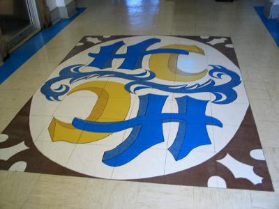 Holy Cross Emblem in Main Hall