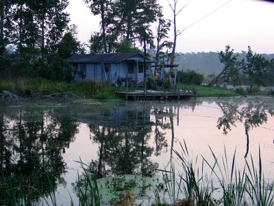 A Fishing Camp at Dawn
