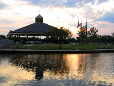 Pavilion at Sunset