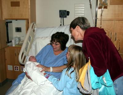 Mother Susan & James, Brenna, and Grandma