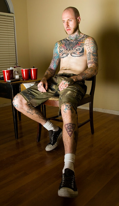 Dreamstime: Tattooed Man