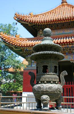 Beijing - Temple Statue (Lama Temple)