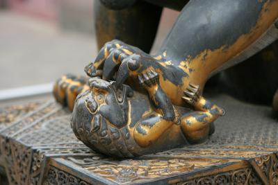 Beijing - Lion Statue Detail (Forbidden City)
