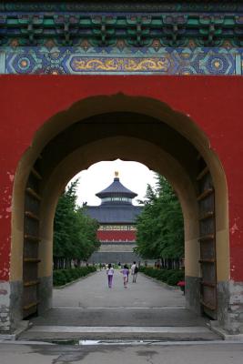 Beijing - Door View (Temple of Heaven)