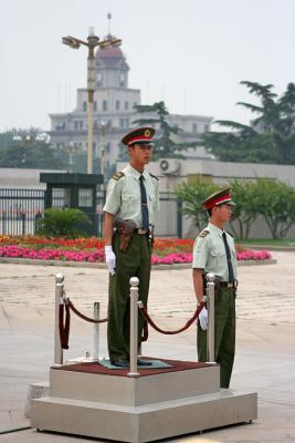 Beijing - Guards (Tiananmen Place)