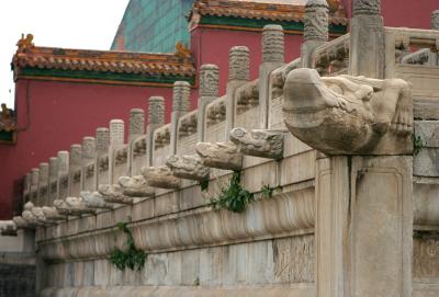 Beijing - Wall Sculpture (Forbidden City)