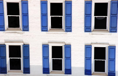 Blue windows