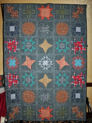 Variable Plaids - SDAA 2008 Auction Quilt - 67x93, 1/19/08, won by Jean Naugle