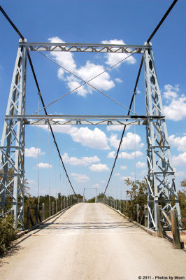CR 443 - Regency Suspension Bridge - Mills, San Saba Counties