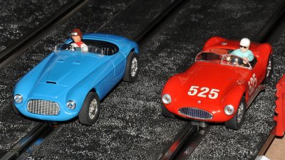 Ferrari 166 and Maserati A6GCS