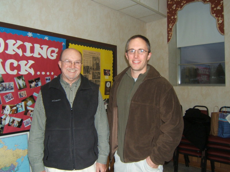 Ed Massey and Eric Brintle Grace Church members