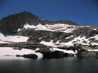 Waterfall on east shore