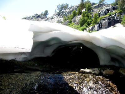 Snowbridge we just walked over...