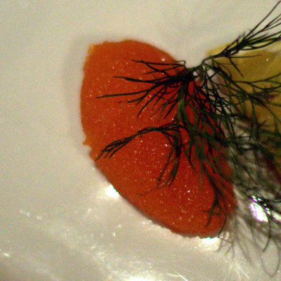 Caviar with Blini, Bistro & Grill Ruby, Stockholm