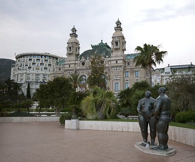 Statues Behind the Casino