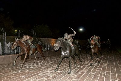 Thoroughbred Park At Night