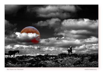 Red Moon over DartmoorFremiet