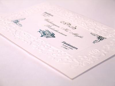 A wedding card by Tabrizi