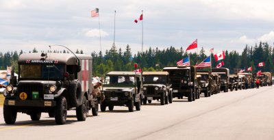 the grand parade of vehicles