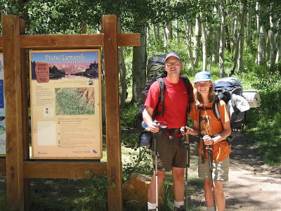 At the trailhead...