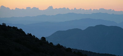 Dawn, Looking East over Nevada