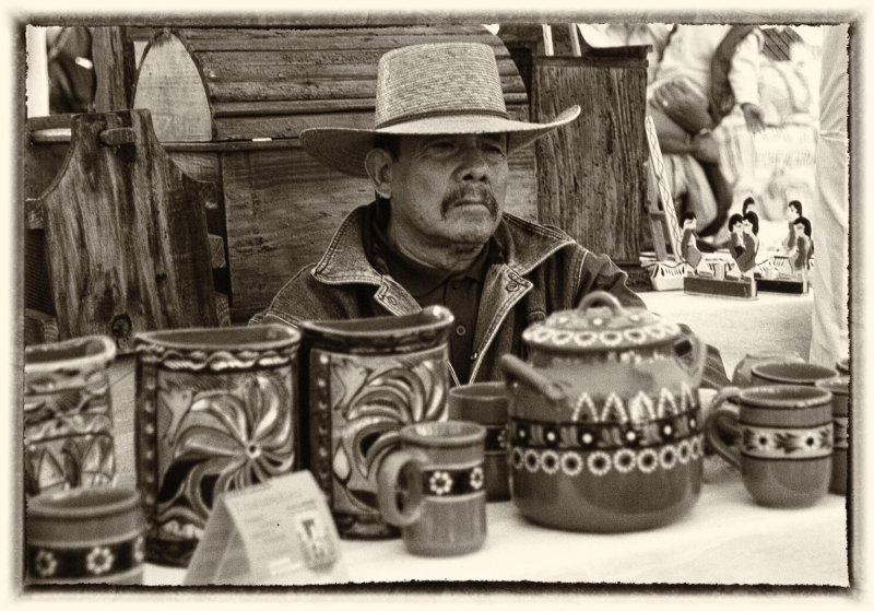 Vendedor de ceramica