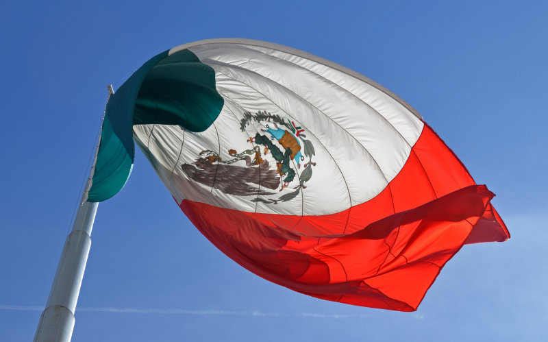 Mi bandera, México.