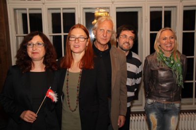 v. l. Christine Werner, Elisabeth Vera Rathenbck, Walter Baco, Peter Bosch, Eva Kaiser