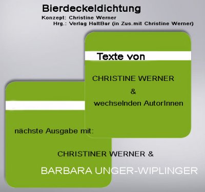 Bierdeckel-Dichtung von Christine Werner
