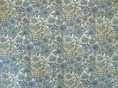 Fabric detail: Scotty's Tiger by Liberty of London