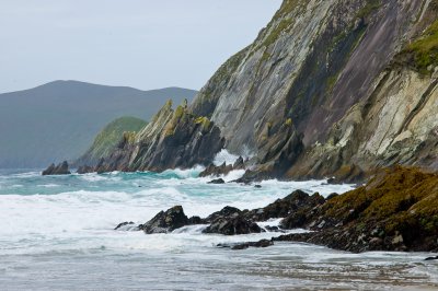 Ragged Cliffs of Dingle by Shirley Blanchard