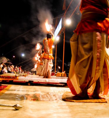 Aarti Ceremony of Lights at Varanasi