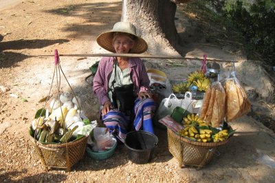 Woman Selling Fruit