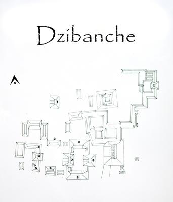 Dzibanche Map