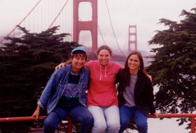 Linda, Erin & Colleen in SF wedding party