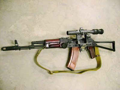 AKS-74 / PSOP 4x24 optic