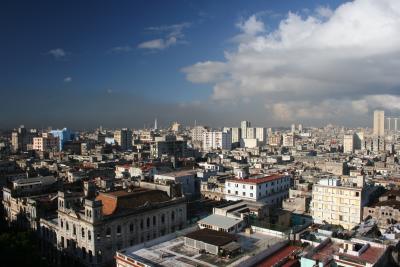 view onto Havana from my hotel Sevilla