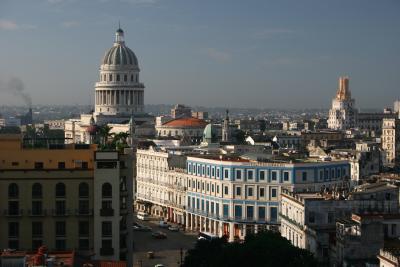 view onto Capitolio and hotel Telegrafo from my hotel