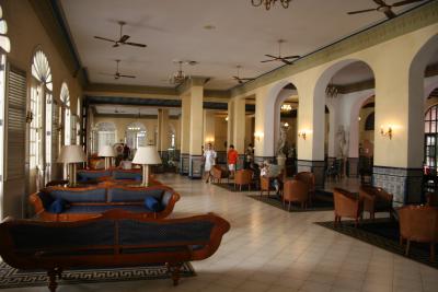 lobby of hotel Sevilla