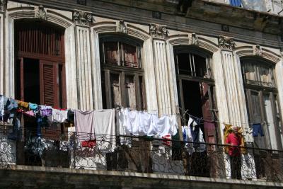 typical balcony in Havana