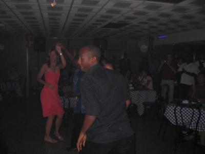 salsa continues in the evening in the salsa club...