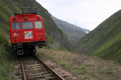 the stretch had to be built along to connect Guayaquil and Quito by rail