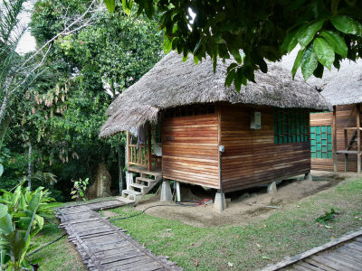 My cabin at Sani Lodge.