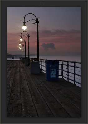 Edison's Agnostic Sunrise Evening Santa Monica Pier