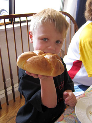Simon has his own bread loaf