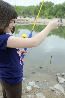 Madi gets a needlefish
