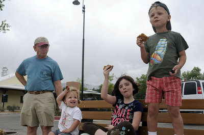 Post-fishing cookie crew